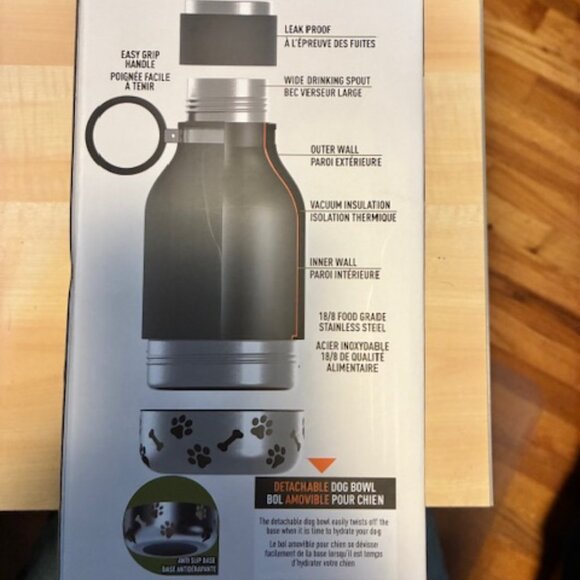 Asobu Dog Bowl Bottle 1.1 L - New in Box - Picture 7 of 8